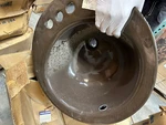 Kohler K-2910 18" Round Radiant Self-rimming Bathroom Sink, Swiss Chocolate. Fixed Price $499.00.