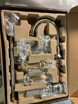Signature Hardware 447887 Greyfield Faucet With Metal Handles & Pop-up Drain. Fixed Price $526.90.