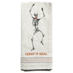 Design Imports Skeletons Printed Dishtowel, Creep It Real (753962A). Fixed Price $13.00.