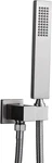 Modern Handheld Shower Head Set Brushed Nickel Finish W/ Hose & Wall Mount Bra. Fixed Price $42.74.