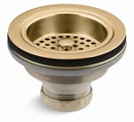 Kohler Sink Strainer K-8799-2MB Vibrant Brushed Moderne Brass Kitchen. Fixed Price $50.00.