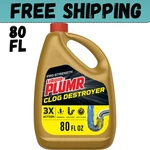 Liquid-plumr Pro-strength Clog Destroyer Drain Cleaner 80 Fluid Ounces. Fixed Price $11.40.