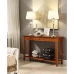 American Heritage 48 In. Cherry Standard Rectangle Wood Console Table With Drawe. Fixed Price $165.74.