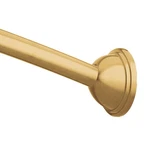 Moen CSR2160BG 54"-72" Adjustable Curved Shower Rod, Wall Mounted Brushed Gold. Fixed Price $23.99.