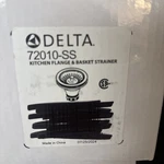 Delta 72010-SS Kitchen Flange & Basket Strainer Stainless Steel. Fixed Price $29.99.