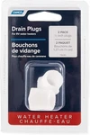 Camco Rv White Plastic Replacement Water Heater Drain Plugs - Set Of 2 #11630. Fixed Price $16.99.