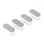 Luxe Bidet 4 Piece Universal Non-slip Toilet Seat Bumpers With Strong White. Fixed Price $14.31.