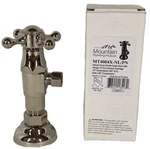 Deluxe Cross Handle Angle Valve Polished Nickel Mountain Plumbing MT4004X-NL/PL. Fixed Price $69.00.