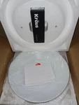 Kraus C-GV-104FR-12MM-1800CH Frosted Black Glass Sink. Fixed Price $74.99.