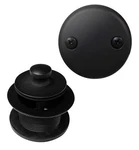 Westbrass Twist & Close Tub Trim With Two-hole Overflow Faceplate, Matte .... Fixed Price $27.99.