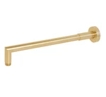 Lacava 0171-BG Minimal Wall Mount Round Shower Arm Brushed Gold New. Fixed Price $112.99.