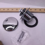Westbrass Twist & Close Tub Trim With Two-hole Overflow Faceplate D94-2-26. Fixed Price $11.33.