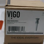 Vigo Bathroom Sink Pop-up Drain With Overflow Brushed Nickel. Fixed Price $22.74.