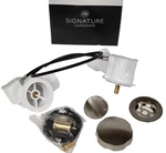 Signature Hardware SH644BN Pvc Cable Drain & Overflow (4)17-22" Deep Alcove Tubs. Fixed Price $24.99.