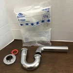 Dearborn 704-1 P-trap Without Cleanout 17 Gauge Chrome Plated Brass 1000049483. Fixed Price $17.50.