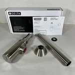Delta Part # DT041141 Decorative P-trap Bottle Brilliance Stainless. Fixed Price $137.99.