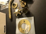 Kohler TS132-3D-PB Antique Shower Trim Including 146-0 Ceramic Dial Plate. Fixed Price $999.00.