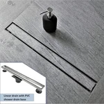 Neodrain 60-INCH Linear Shower With Tile Insert Grate Professional Brushed. Fixed Price $65.00.