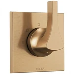 Delta Zura T11874-CZ 1-HANDLE 3-SETTING Diverter Valve Trim Champagne Bronze. Fixed Price $119.99.