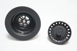 New Elkay Polymer 3-1/2" Disposer Flange W/ Removable Strainer & Rubber Stopper. Fixed Price $37.99.