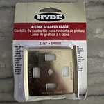 New Hyde Scraper Blade, 2.5", #11130 4 Faces. Fixed Price $7.00.