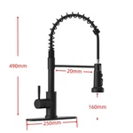 Commercial Kitchen Faucet Pull Down Sprayer Mixer Single Handle Stainless Steel. Fixed Price $36.53.