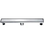 Dawn LVA240304 Volga River Linear Shower Drain 24IN Polished Satin. Fixed Price $94.50.