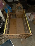 1940' To 1960' Wooden Port-a-crib. Fixed Price $200.00.
