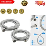 Quality 48" Faucet Supply Line Connector 2-PACK, Nsf Certified & Leak-proof. Fixed Price $28.99.