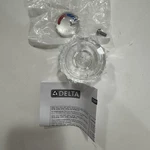 Delta H71 Large Monitor Single Clear Handle Faucet Kit Red Blue Cap New E46. Fixed Price $18.75.