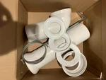 Duravit Vario Connector Set For Horizontal Vertical, 0014220000. Fixed Price $29.99.