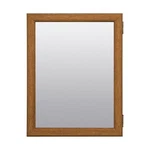 Zenith K16 Brown Oak/wood Rectangle Medicine Cabinet/mirror 19.25 X 15.5 In.. Fixed Price $68.47.