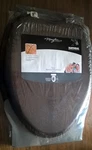 Bemis Mayfair Toilet Seat Walnut Finish 18.5" Elongated Standard 19601CP 888. Fixed Price $60.00.