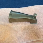 Moen Rothbury S3859BN Brushed Nickel Tub Fluted Diverter Spout 1/2 Slip-fit. Fixed Price $65.00.