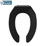 Proflo PFTSCOF2000 Elongated Open-front Toilet Seat Black. Fixed Price $41.38.