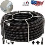 60' X 5/8" Sectional Pipe Drain Cleaning Cable Sewer Fits Ridgid. Fixed Price $96.99.