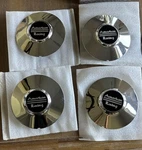 Set Of 4 New 899923 American Racing Chrome Snap Center Caps. Fixed Price $74.00.