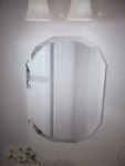 Pegasus 20 In. X 28 Oval Beveled Frameless Wall Bathroom Vanity Mirror. Fixed Price $87.25.