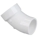 Nibco 4806-2 Series Pvc Dwv Pipe Fitting, 45 Degree Elbow, Spigot X Hub. Fixed Price $14.84.