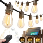 Kyy 54FT Solar String Lights Outdoor Waterproof With Usb Charging & Remote, D.... Fixed Price $32.91.
