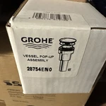 Grohe 28754EN0 Vessel Sink Pop-up Drain Brushed Nickel. Fixed Price $99.00.