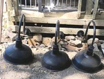 Vintage Gooseneck Barn Wall Mount Light Fixtures Hardwired Matte Finish,. Fixed Price $75.00.