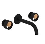 Rohl EC08W3IWMBG Eclissi Wall Mounted Bathroom Faucet Matte Black / Satin Gold. Fixed Price $849.99.