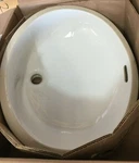 Toto LT579G-01 Rendezvous Undercounter Bathroom Sink With Sanagloss Cotton. Fixed Price $145.00.