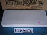 Universal Rundle / Crane 4436 White Toilet Tank Lid 3C. Fixed Price $69.00.