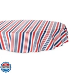 Dii Patriotic Stripes Tabletop Collection, Stain Resistant And Waterproof,. Fixed Price $27.99.