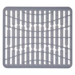 Oxo 11.3" 12.8" Silicone Sink Mat Gray: Kitchen Protector &. Fixed Price $27.99.
