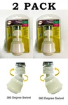 2 Pack Danco 1.5 Gpm Dual Thread Swivel Plastic Kitchen Faucet Sprayrator White. Fixed Price $19.99.