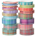 Washi Tapes Decorative Flowers Masking Roll Lot Scrapbook Holiday Gift Wrap. Fixed Price $11.81.