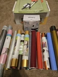 Cricut Joy Extra W/ 4 Cutting Mats, Tools, Various Vinyls, & Heating Press. Fixed Price $350.00.